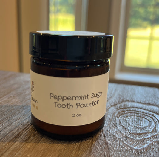 Peppermint Sage Tooth Powder