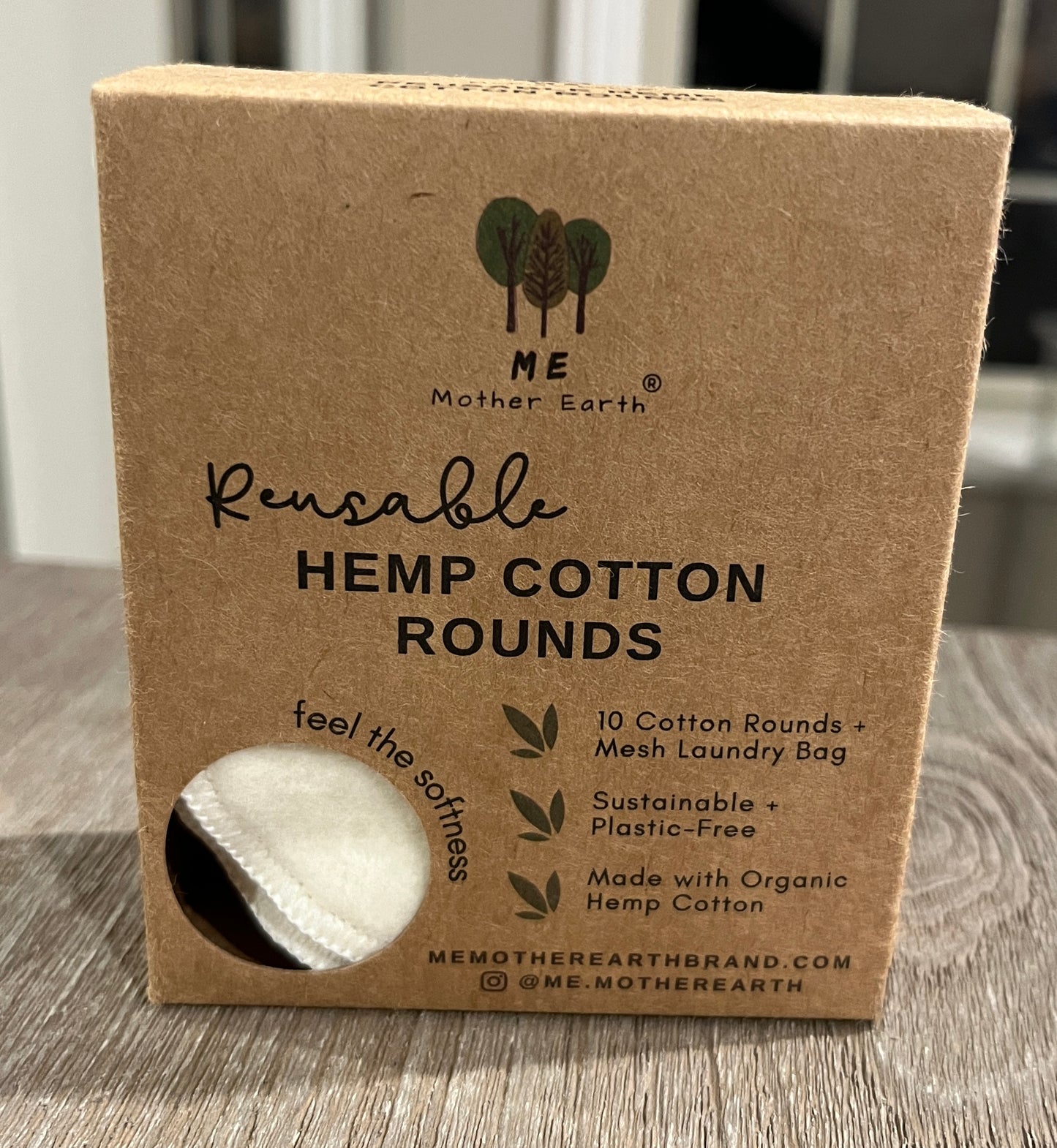 Reusable Hemp Cotton Rounds